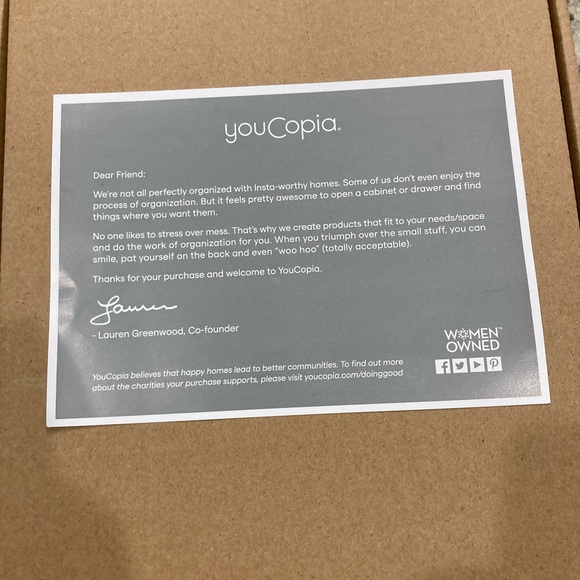 Youcopia White cookware and lid organizer rack new in box Kitchen Storemore - Picture 3 of 5